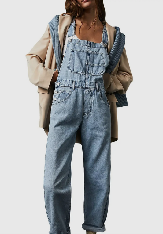 Light Denim Overalls