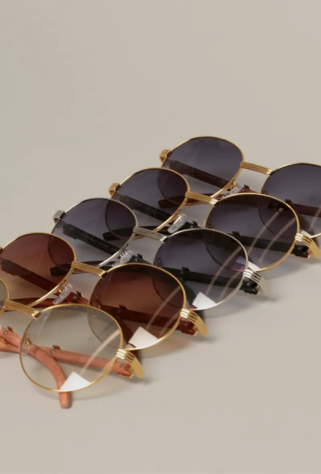 Faux Wood Sunglasses