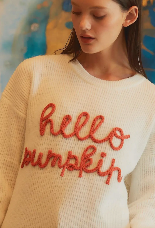 Hello Pumpkin Sweater