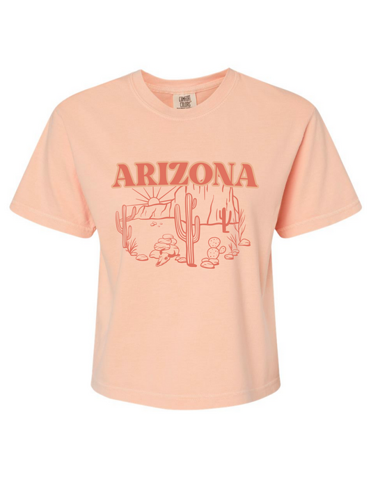 Cropped Arizona Short Sleeve T-Shirt